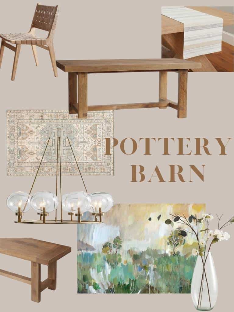 Pottery Barn Dining Room Look