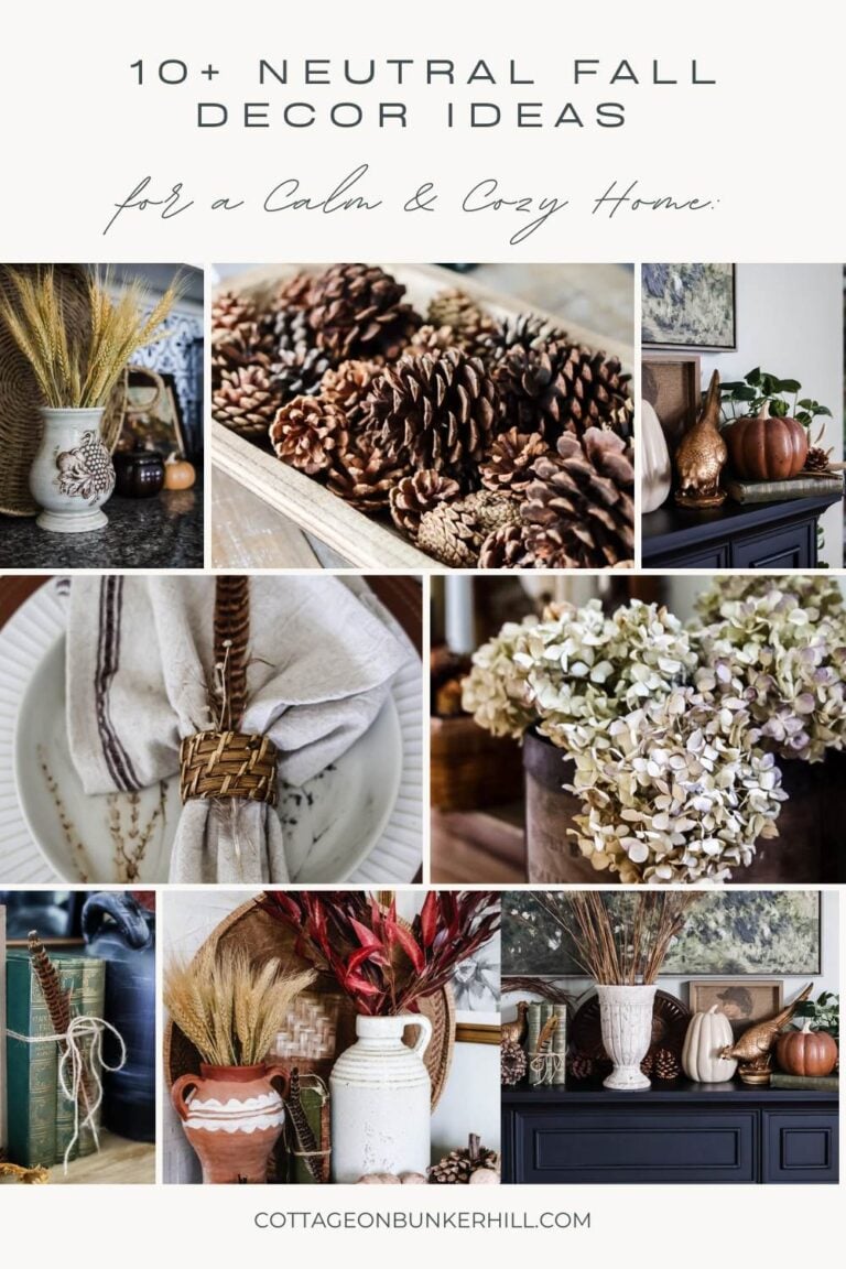 10+ Neutral Fall Decor Ideas for a Calm & Cozy Home