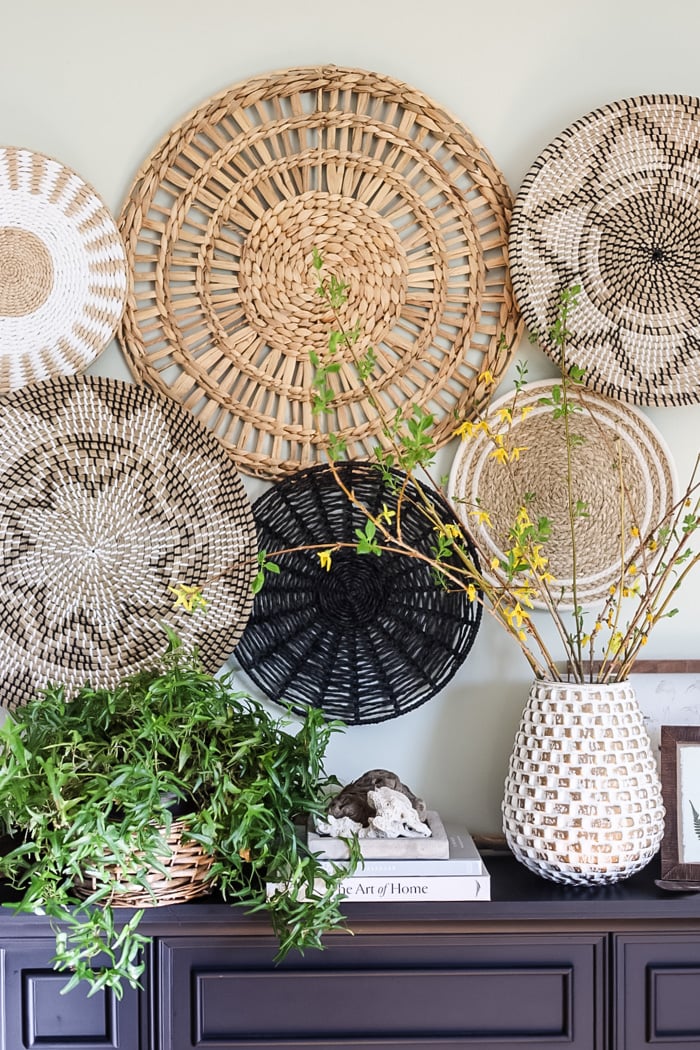 basket wall display