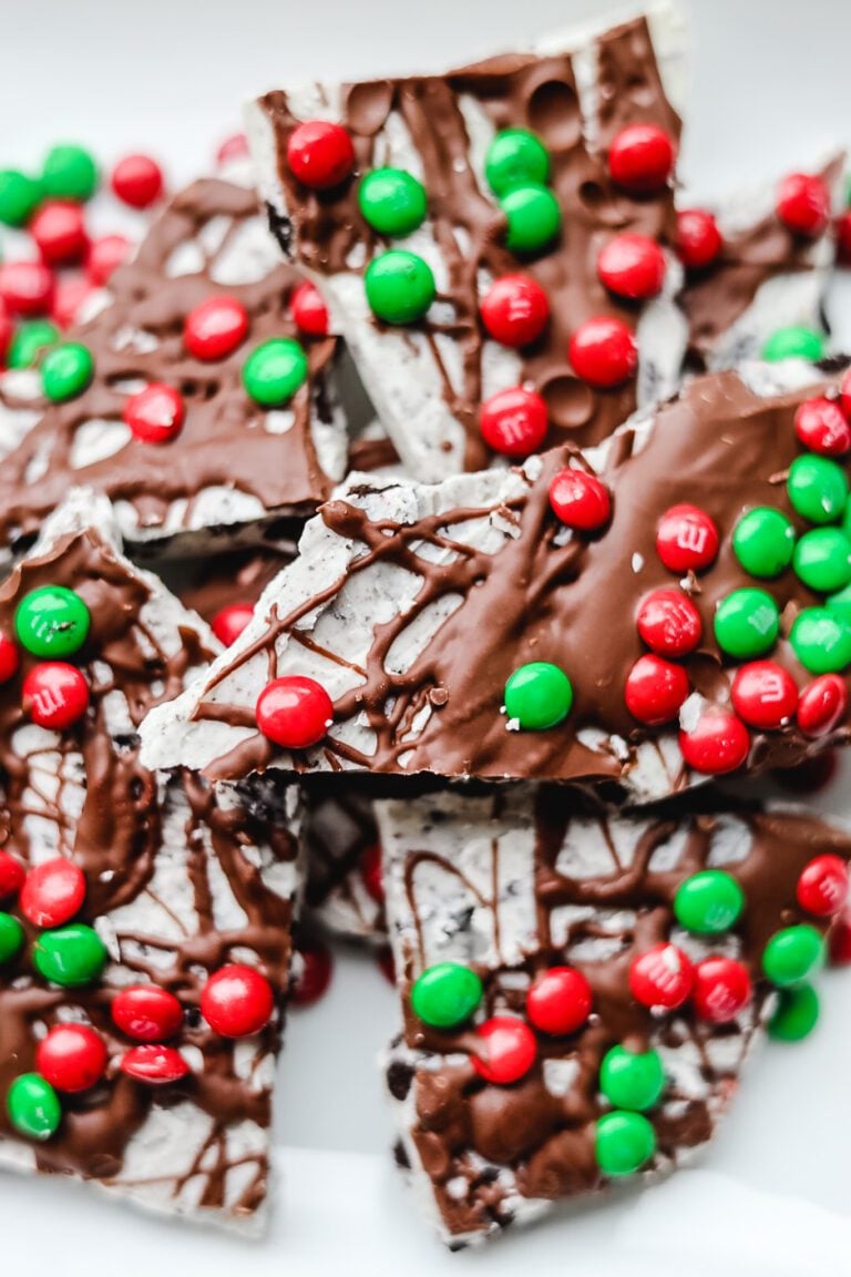 Easy Double Chocolate Holiday Oreo Bark