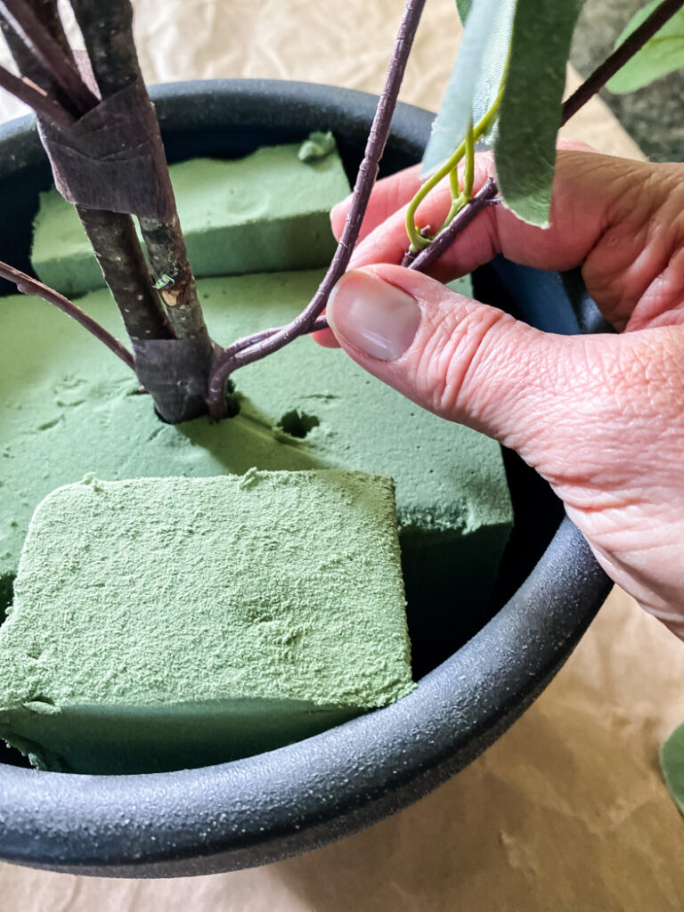 bending and artifical stem into shape