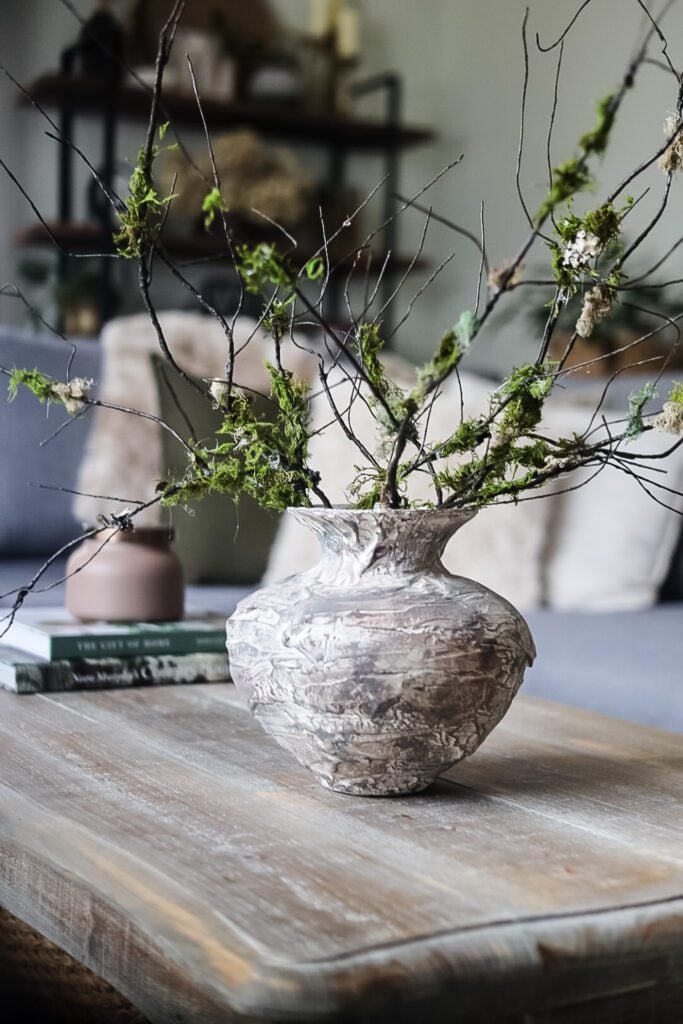 coffee table in living room
