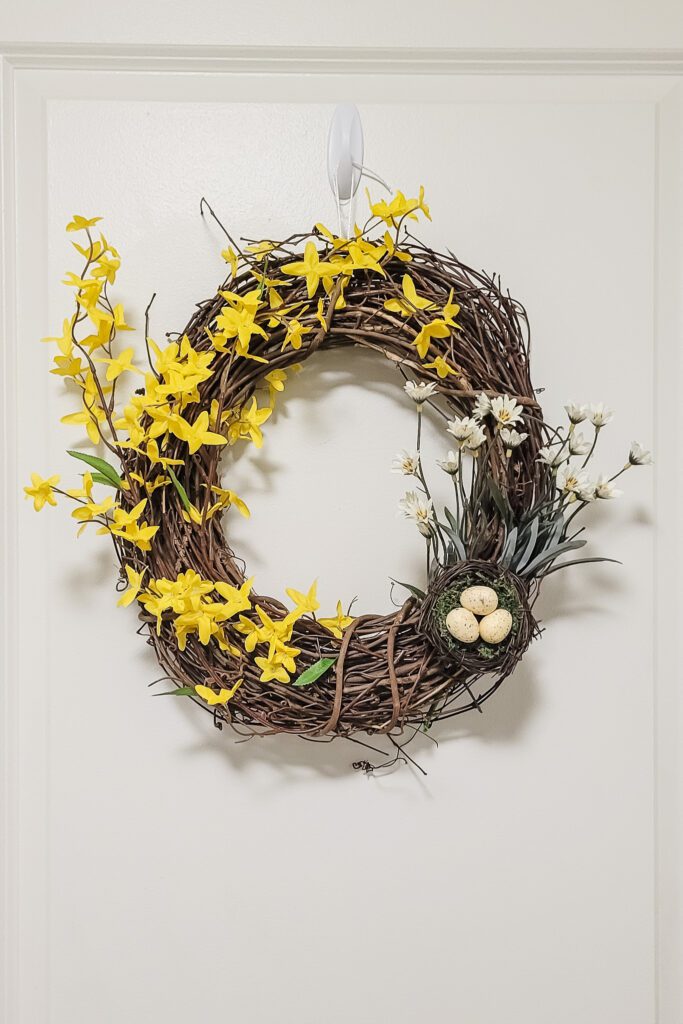 forsythia wreath