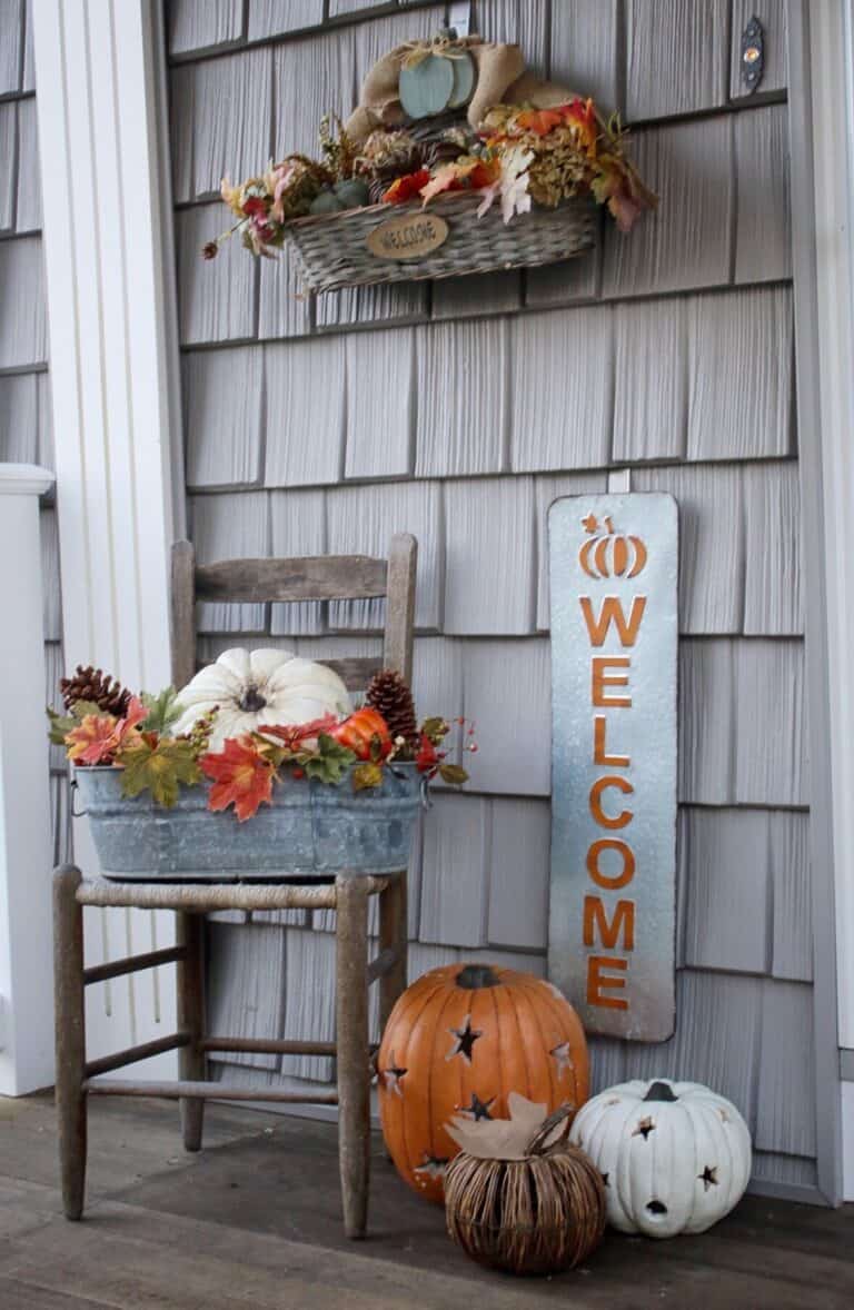 Fall Porch Ideas/Rustic/Farmhouse