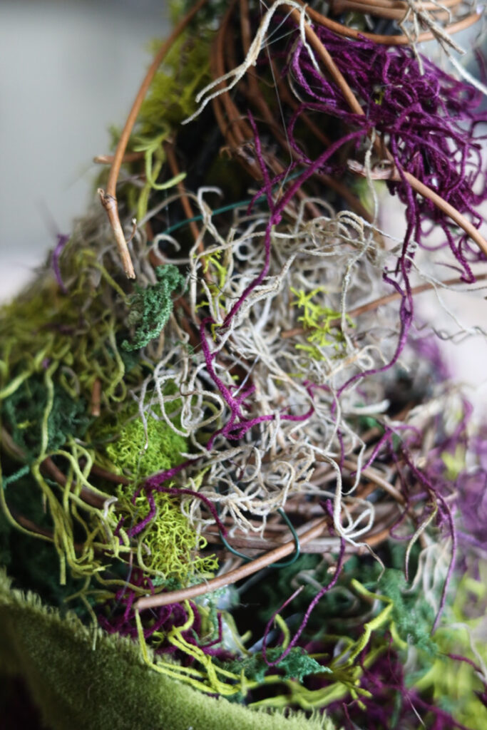 a variety of moss shades