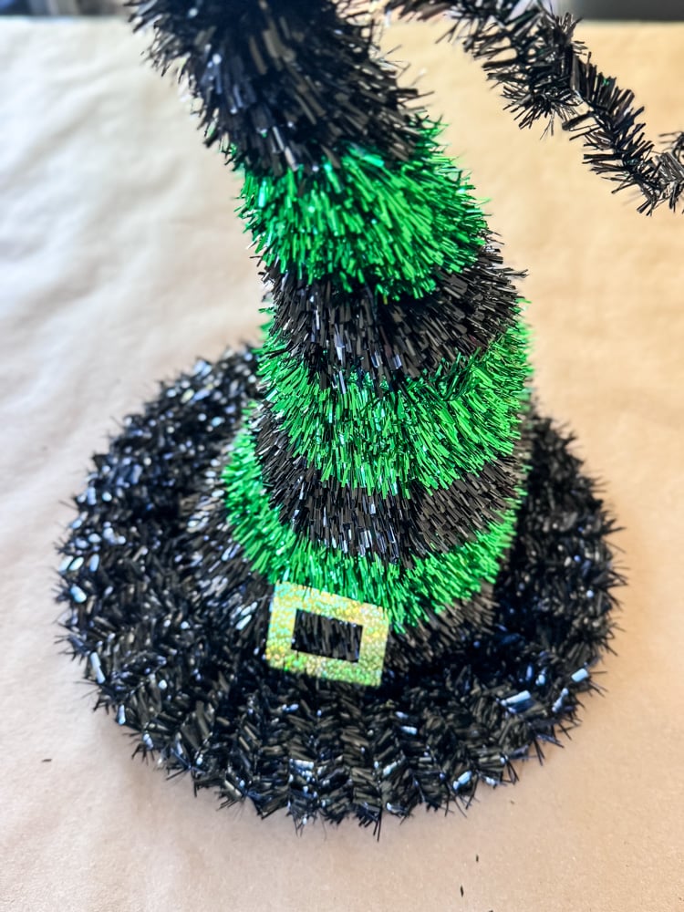 tinsel witch hat