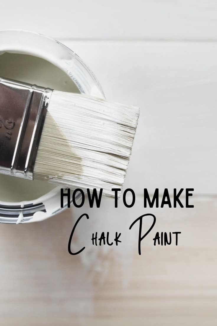 Make your own chalk paint