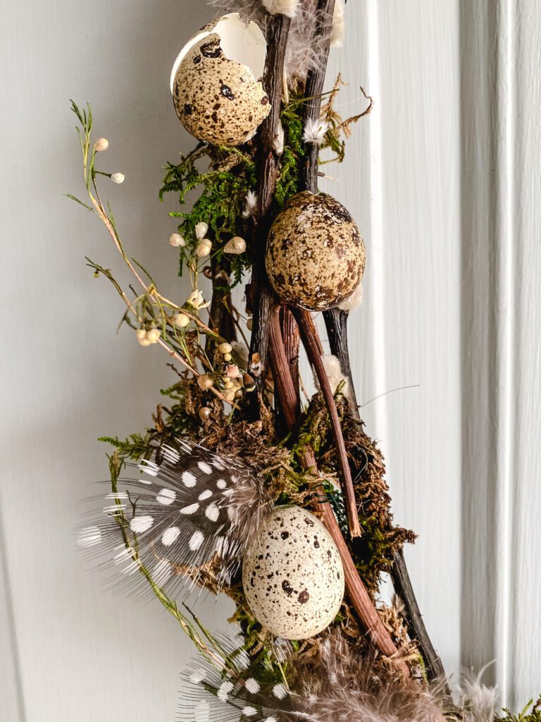 wreath with eggs