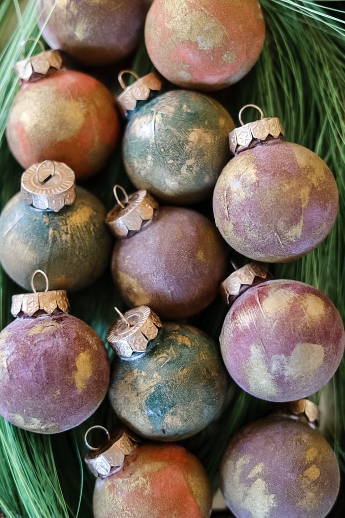 A Touch of Vintage: DIY Ornament Makeover